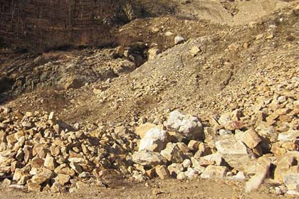 Quartz ore in xinhai processing plant
